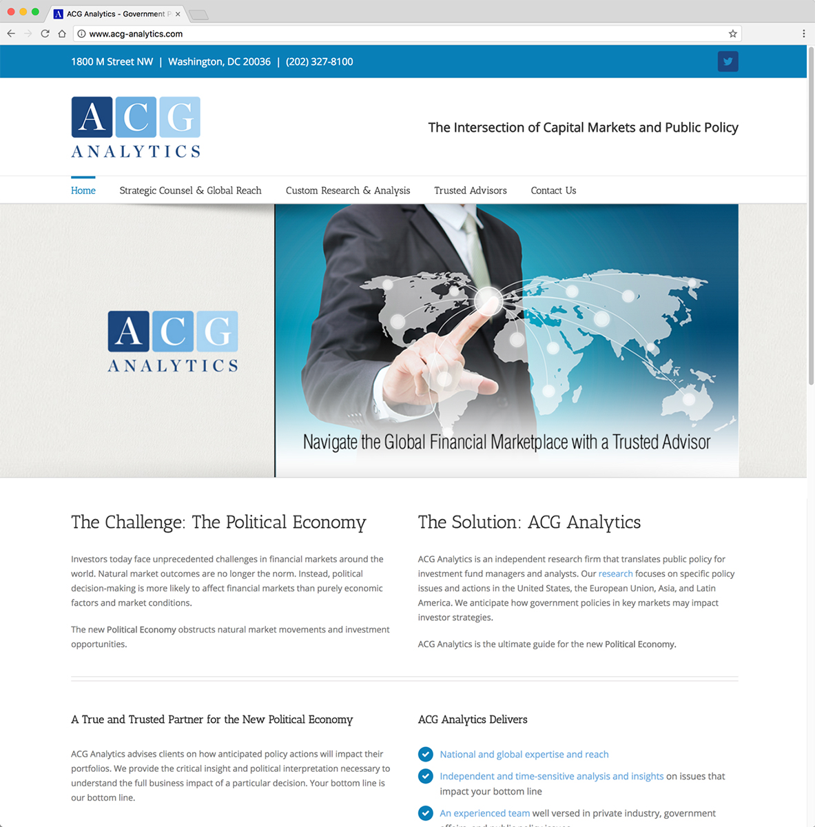 ACG Analytics Website
