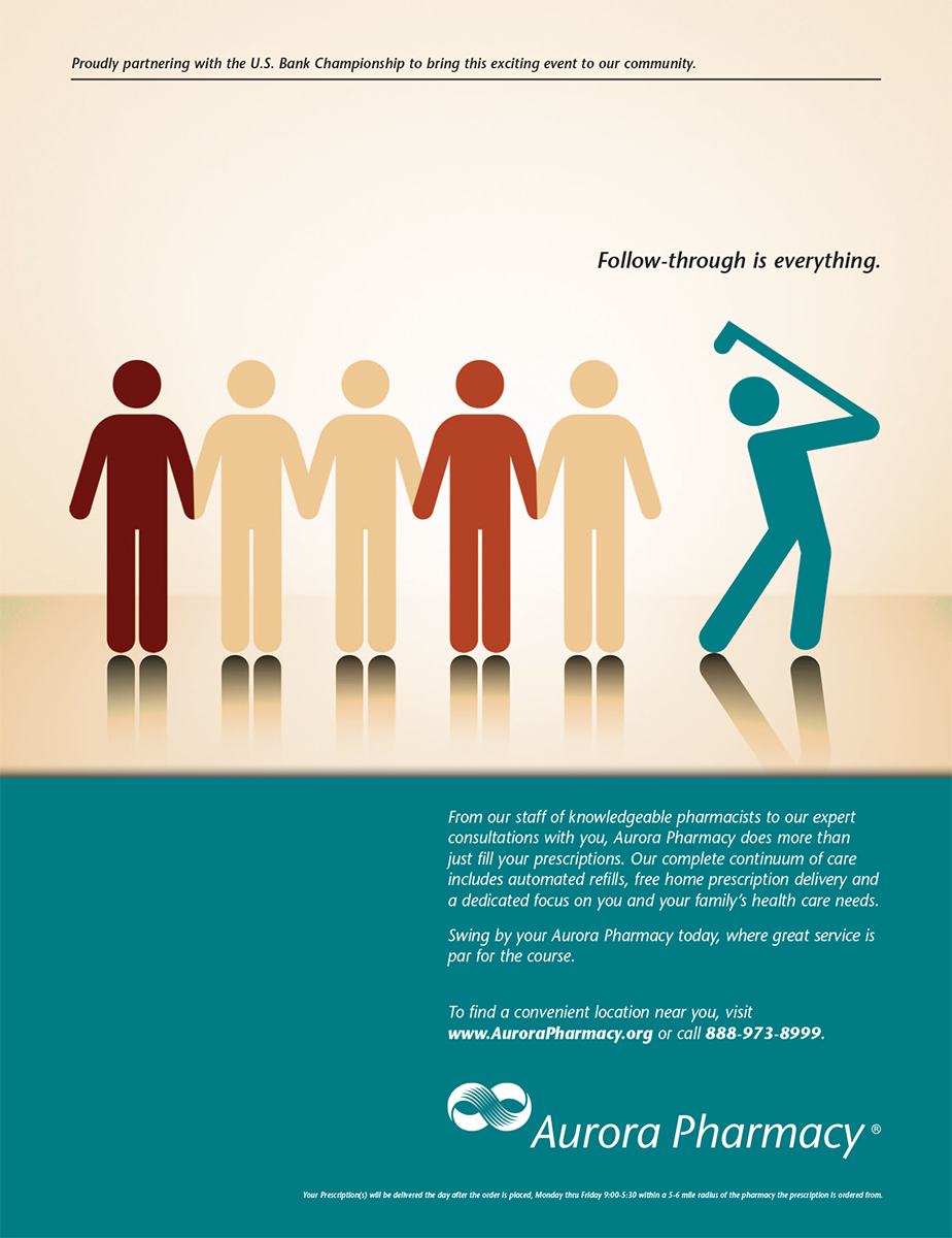 Aurora Pharmacy - Full Page Magazine Ad