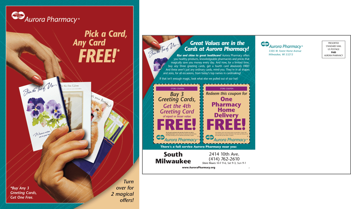 Aurora Pharmacy Post Card Campaign #2