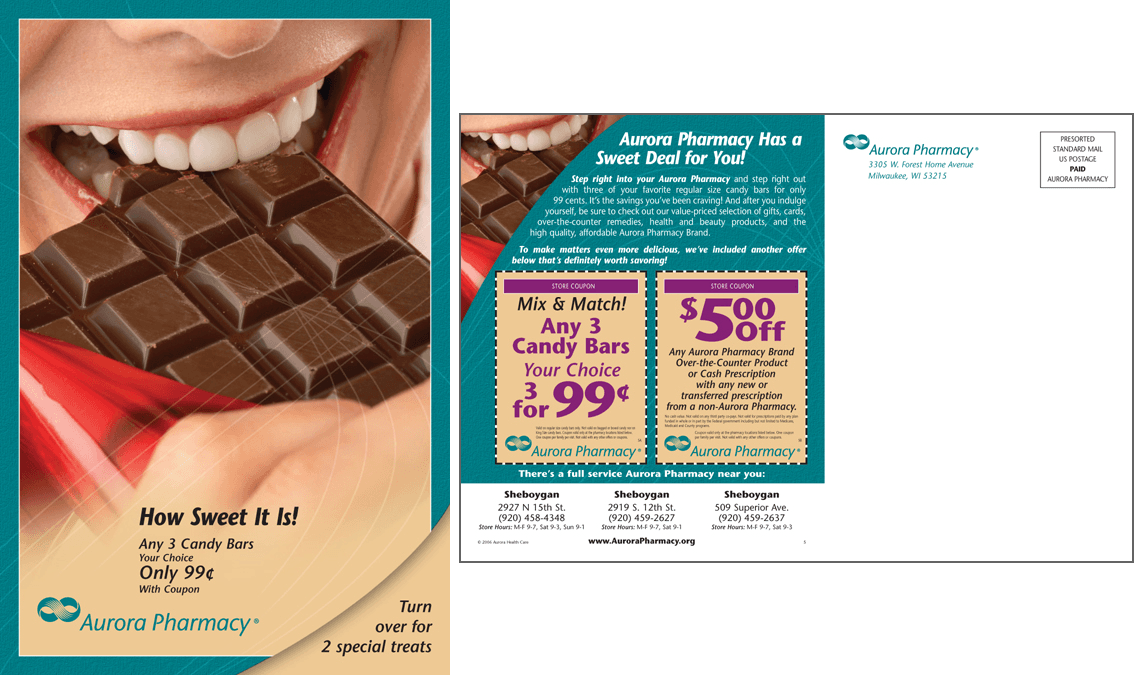 Aurora Pharmacy Post Card Campaign #3