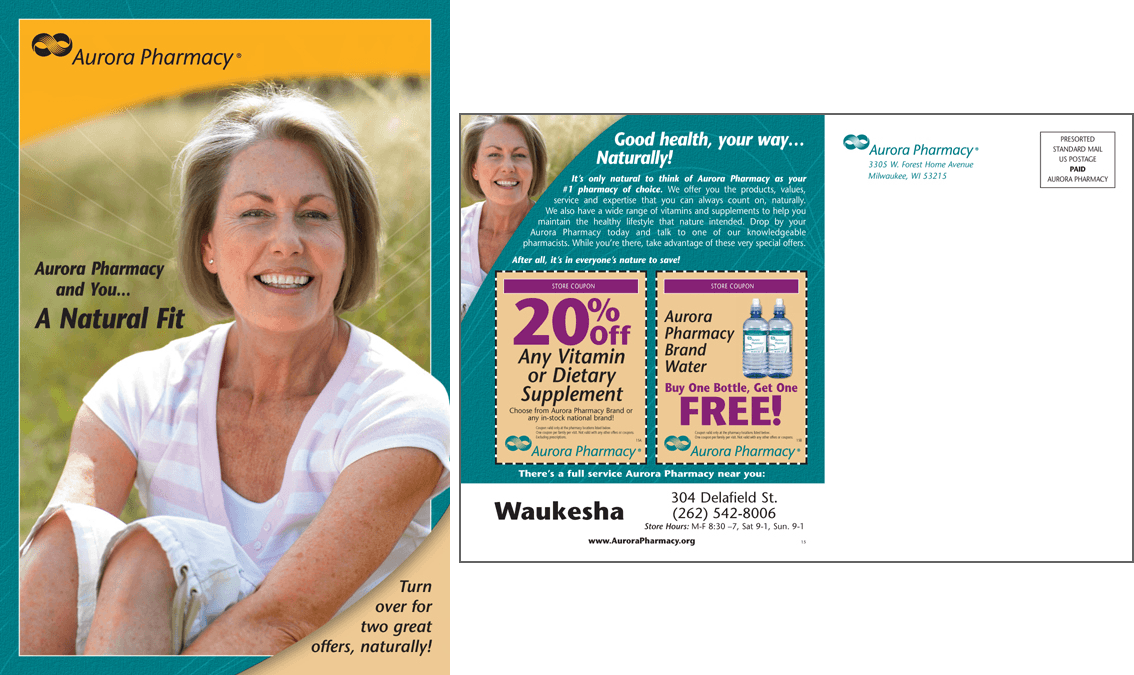Aurora Pharmacy Post Card Campaign #4