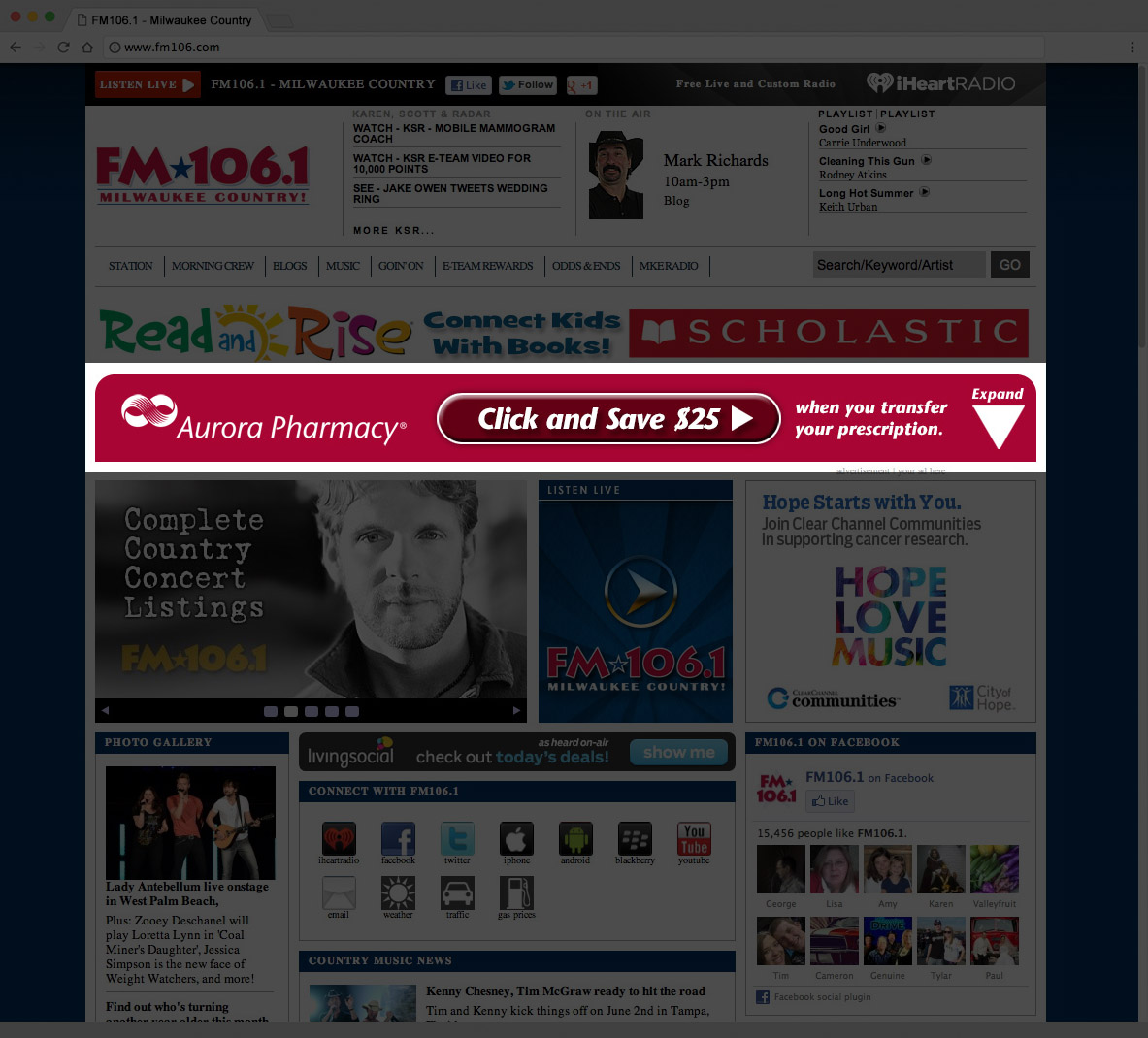 Aurora Pharmacy Pushdown Ad - Closed State