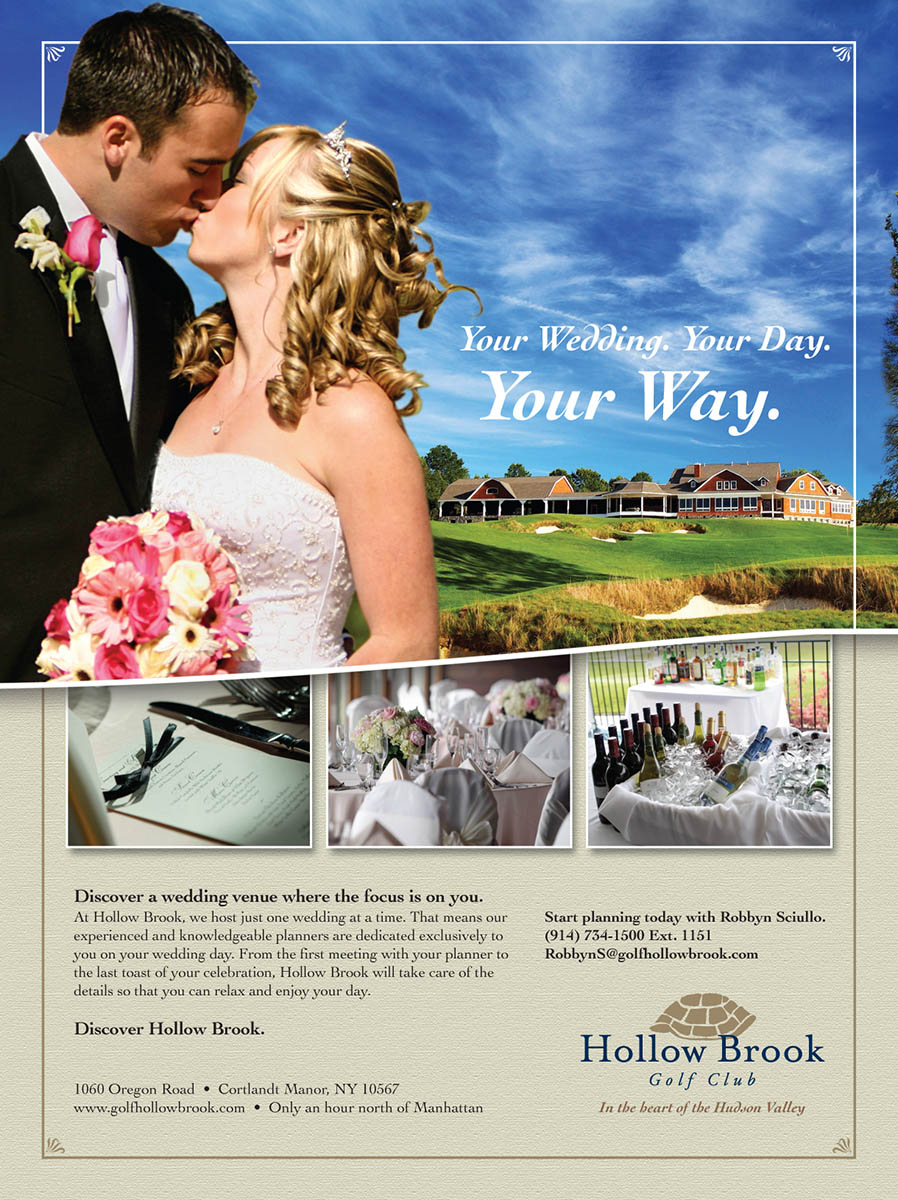 Hollow Brook Golf Club / Catering - Full Page Ad